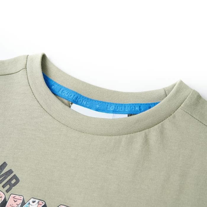 Kinder-T-Shirt hellkhaki 92/104/116/128/140