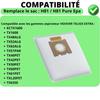 Hoover Teliox Extra Vacuum Cleaner Bags - Pack of 10 - Compatible with H81 - White
