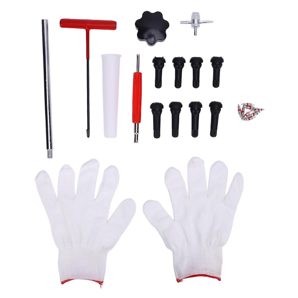 24Pcs Car Tire Valve Change Tool Quick Change Tire Valve Repair Installtion Tools For Cars ATVs Trucks with TR413 TR414 Valves