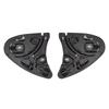 Helmet     Gr Plate Set, 1 Pair Motorcycle Helmet   Base Replacement for Shoie  8 Motorcycle Helmet Parts