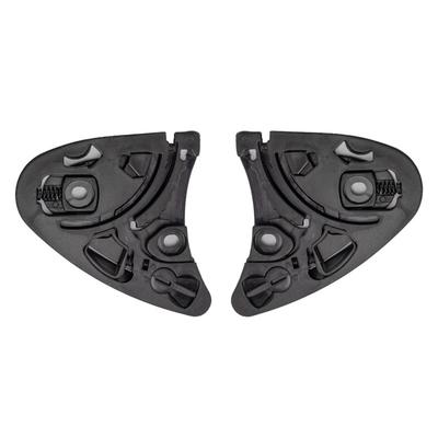 Helmet     Gr Plate Set, 1 Pair Motorcycle Helmet   Base Replacement for Shoie  8 Motorcycle Helmet Parts