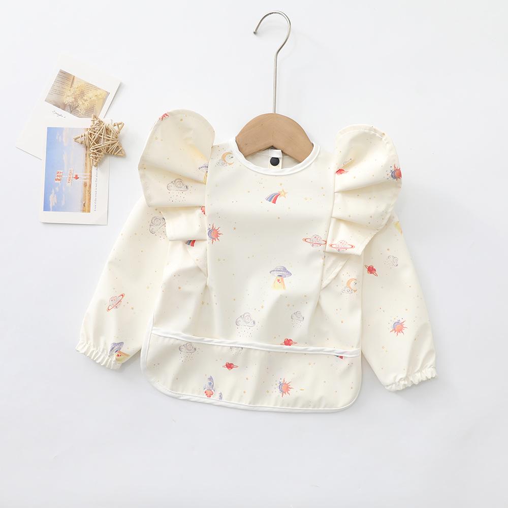 

Children s Waterproof Reversible Bib with Angel Wings - Super Soft, Stain-Proof Feeding Wear Medium 12-24 Months