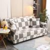 Geometry Sofa Cover for Living Room Stretch Slipcover Couch Cover Chair I Shape Big Sofa Cover 3 Seater Soft Furniture Protector