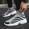 Summer Mesh Tennis Slip-ons Running Breathable Sports High Top Leisure Walking Men's Vulcanize Shoes Deals Retro Sneakers Male