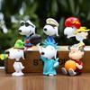 Snoopy Figuur Pvc Cartoon Karakter Model Set Voor Verzamelaars En Cadeaus