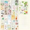 30 Sheets M5 Sticker Book Wind Chime Grass Decorative Aesthetic Stationery Stickers DIY Diary Scrapbook Cartoon Journal Stickers