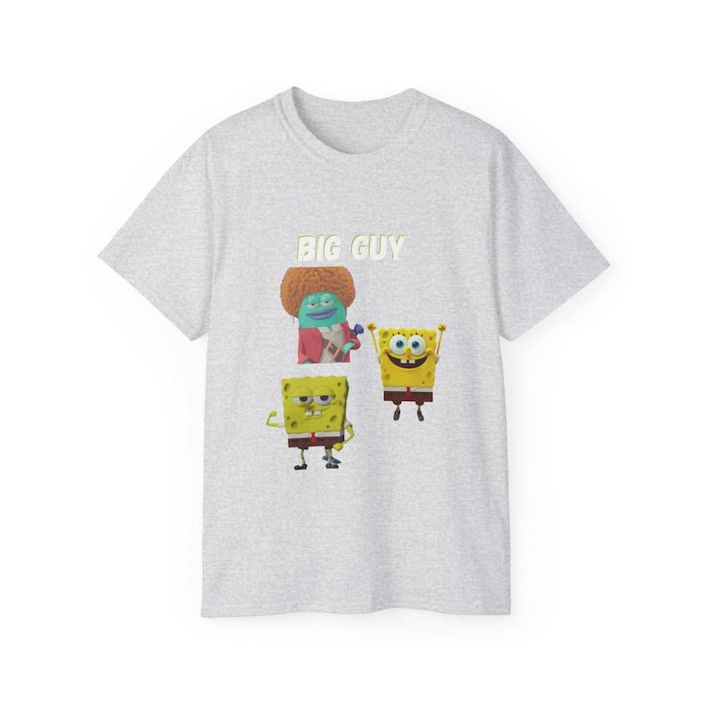 Big Guy SpongeBob Characters Children s T-Shirt | Cartoon Crew Tee 100