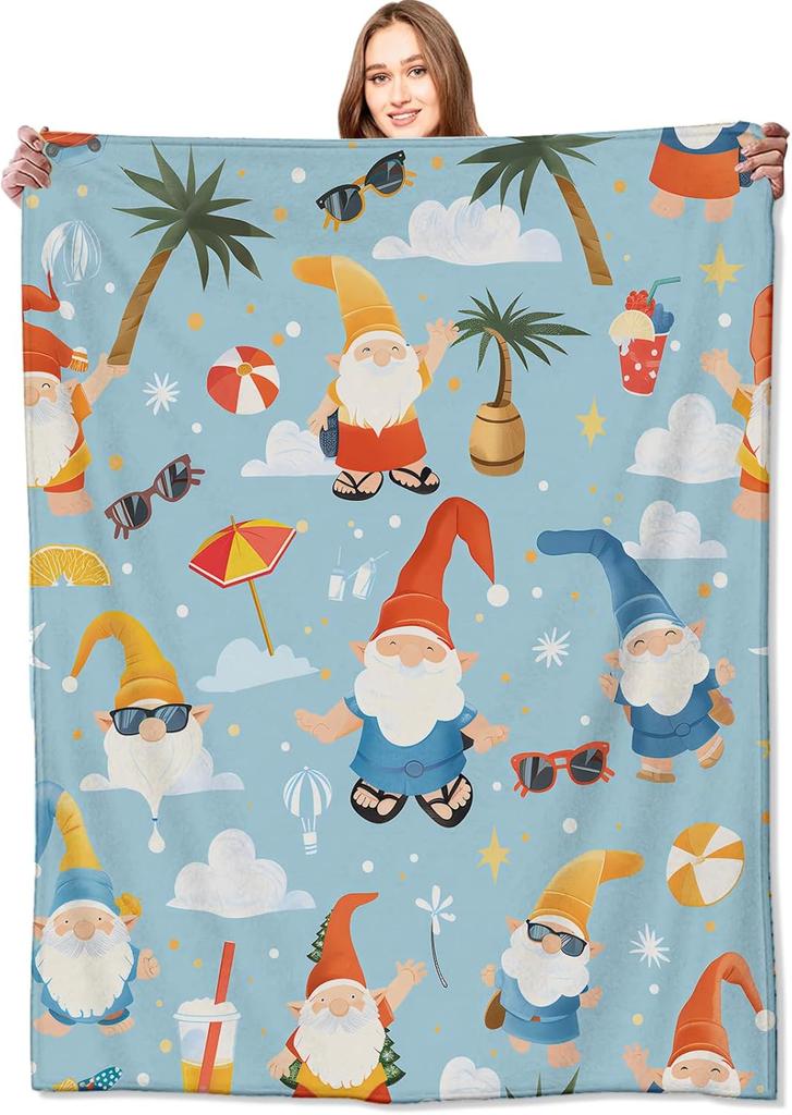 GUOYU Blanket Cartoon Panda Blanket Cute Animal and Floral Flower Throw BlanketsBirthday Gifts for KidsAnimal LoversLightweight Soft Fleece