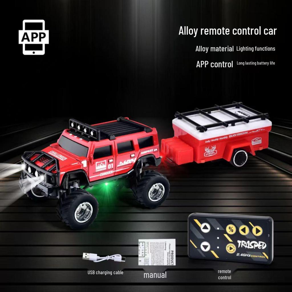 Hengguan H6208G Remote Control Hummer H2 Toy with Lights & Mobile Control - Educational Gift for Children