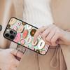Cartoon Donut Pattern Cake Magnetic Phone Case For APPLE iPhone 17 Air 16 14 13 12 Pro Max 15 Plus Wireless Charge MagSafe Cover