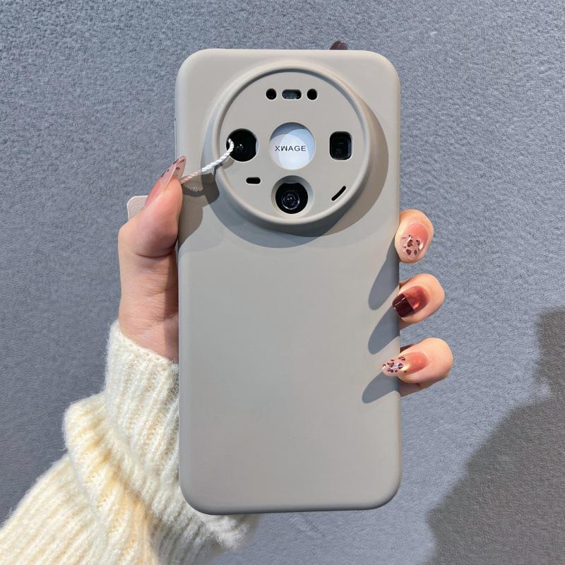 Compatible with Huawei Mate 80 Pro: Liquid Silicone Phone Case, Full Lens Coverage, Solid Color Protection