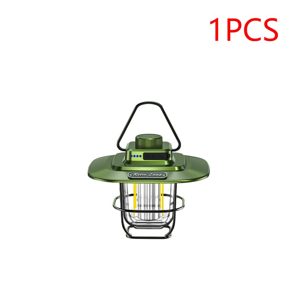 1-2PCS Camping Lantern 2000mA 3.8 W 3.7 V 3700-6500k Stepless Dimming Emergency Light Waterproof Rechargeable for Outdoors