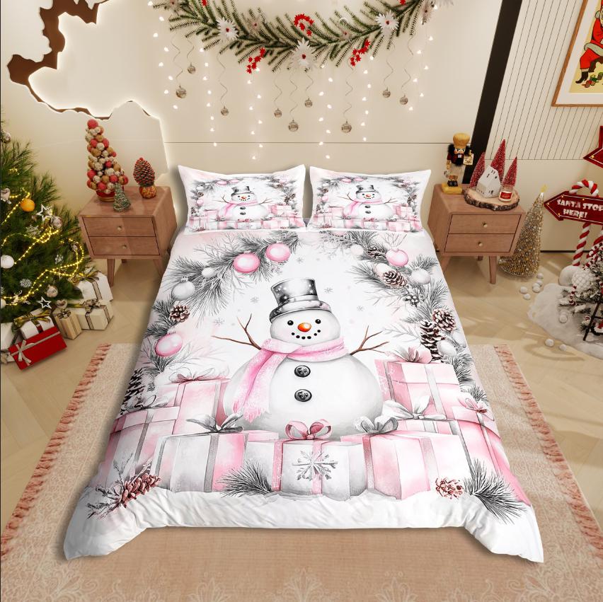 Comforter Homewish Merry Christmas Festival Xmas For Kids Bedding Sethappy New Year Decor