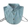 Korean Fake Collar for Children Denim Shirt Detachable Shirt Collar Boys Girls Neckwear Decorative Kids Faux Col