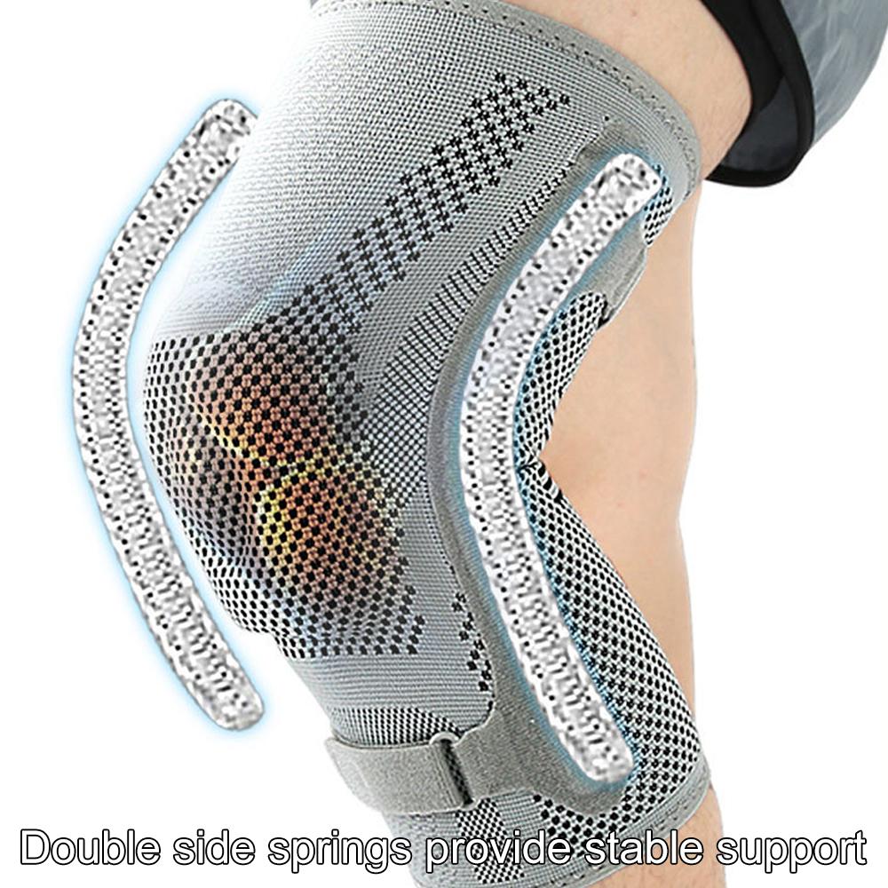 1Pcs Knee Brace, Adjustable Knee Support With Patella Pad And Side Stabilizers, Compression Knee Sleeve For Meniscus Tear, Acl