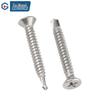 GUWANJI 304 Stainless Steel Cross Recessed Countersunk Self-Drilling Screws