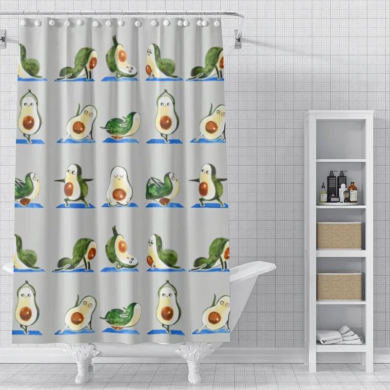Rideaux De Douche Pour Salle De Bain, Tissu Impermable, Style Nordique Moderne, 180X200, 240X180, Chien Mignon Drôle, Kawaii
