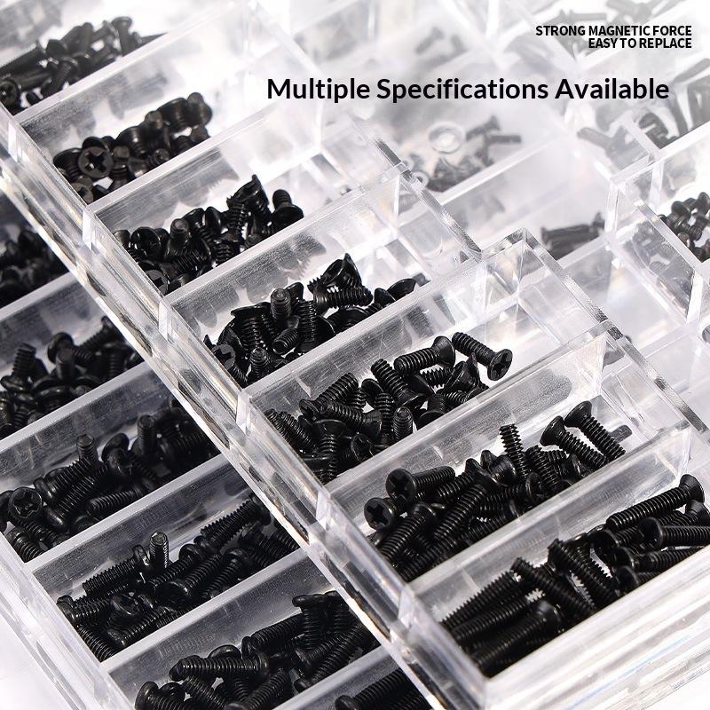 1 Set Watch Screw Box 18 Types Screws Kit Mini Flat Head Screw For Phone Tablet Camera Lens Laptop Repair Accessories