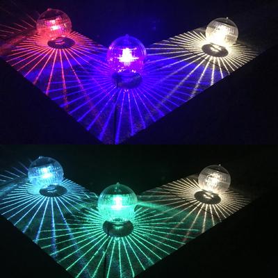 Led Solar Floating Lamp Swimming Pool Ball Solar Panel Powered Pond Drift Waterproof Glow Show Disco Color Changing Lamp Light
