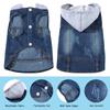 Wear-resistant Denim Chihuahua Dog Clothes Summer Puppy Sleeveless Shirt for Small Medium Dogs Yorkshire Outfit Multiple Options