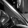 Carbon Fiber Outer A-pillar Door Post Panel Strip Car Accessories Exterior Cover Trim Sticker For Benz Maybach S Class W223 21+