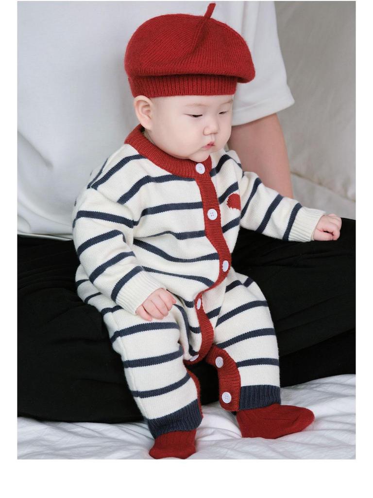 2025 Autumn Family Sweater Set: Versatile Mother-Son/Daughter & Baby Romper