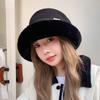 1pc Womens Winter Fleece Bucket Hat,Warm Faux Mink Plush Hat Fluffy Fisherman Fuzzy pullover Hat skull Hat For Outdoor dailywear