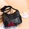 Black Fashion Style Washed Leather Luxury Handbags Women Bags Designer Ladies Shoulder Crossbody Bags For Women