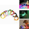 Bright Led Pet Collar For Cats And Dogs Adjustable Usb Rechargeable Nylon Material