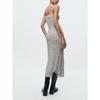 Za Autumn New Camisole Round Neck Sexy Slimming Dress Beads Decoration Underwear Style Dress 9204110