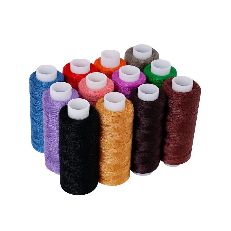 Home Sewing Thread 402 Color Small Roll Sewing Thread 12 Colors Hand Sewing Sewing Sewing Set 250 Yards