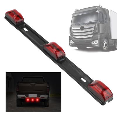 12V 9 LED Truck Trailer Achterlichten Rode zijmarkeringslampbalk voor pick-up RV CAR