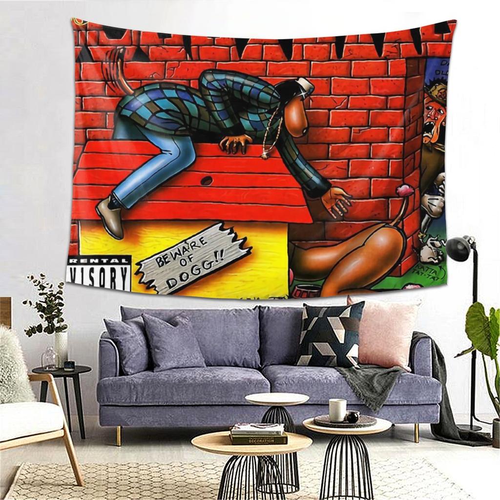 Snoop Dogg Doggystyle Tapestry Decor Art Aesthetic Tapestries for Living Room Bedroom Home Wall Cloth Wall Hanging
