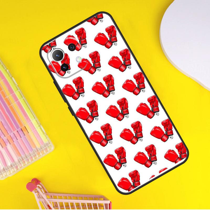 Boxing Gloves Cover For Xiaomi 14T Pro 11T 12T 13T 13 14 Ultra POCO X7 Pro X3 X5 F3 F5 F6 M6 X6 Pro Case