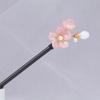 Chinese Style Pearl Hair Stick Tassel Hanfu Hair Stick Elegant Flower Hair Stick  Ladies