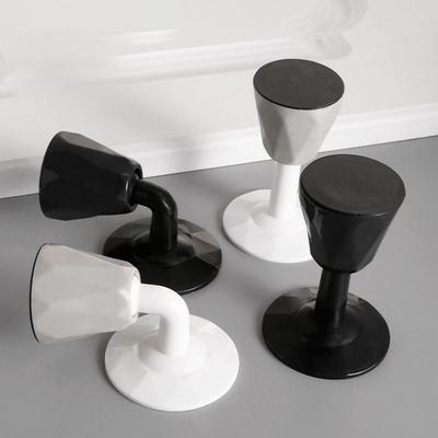 Bathroom Room Door Suction Silent Door Suction Bumper Silicone Punch-Free Anti-Collision Door Stopper