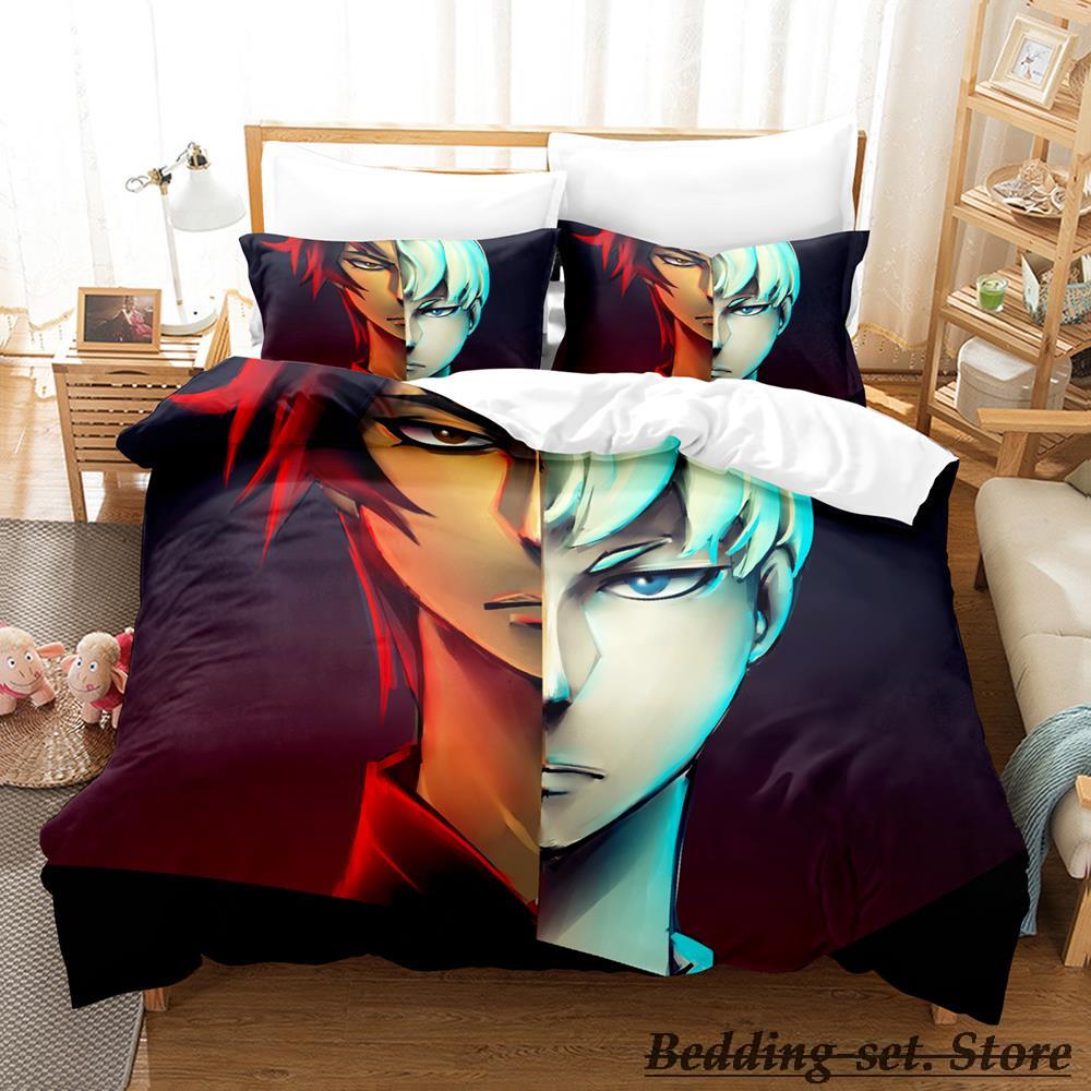 Devilman Sängkläder Set Enkel Twin Full Queen King Size Sängset Vuxen Barn Sovrum Påslakanset Anime Parure De Lit Säng
