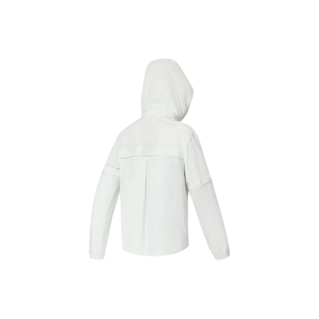 FILA Solid Color Hooded Woven Sports Jacket Women jackets Light-Green A11W417705F-LG