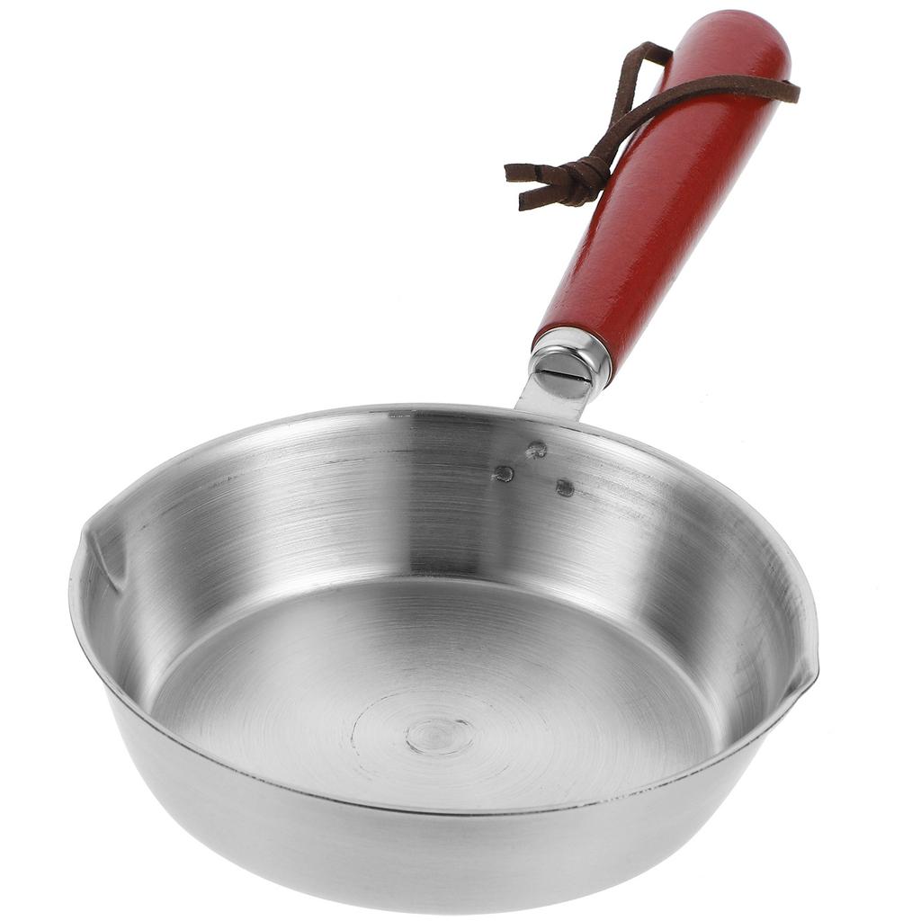 Miniäggpanna 1 st Non-stick Stekpanna för Fruktsmörgåsar Ägg Omeletter Bärbar Liten Kastrull för Gas Keramik Riskokare