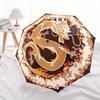 1pc Dragon Automatic Open/close Folding Umbrella, Compact Portable Travel Umbrella, Durable Construction yy250809100