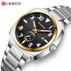 Curren-Men's Calendar Steel Strip Watch Sports Business Quartz Watch
