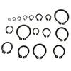 300Pcs 18Sizes C-Clips Snap Ring Circlip Retaining Ring Set Assortment with Case