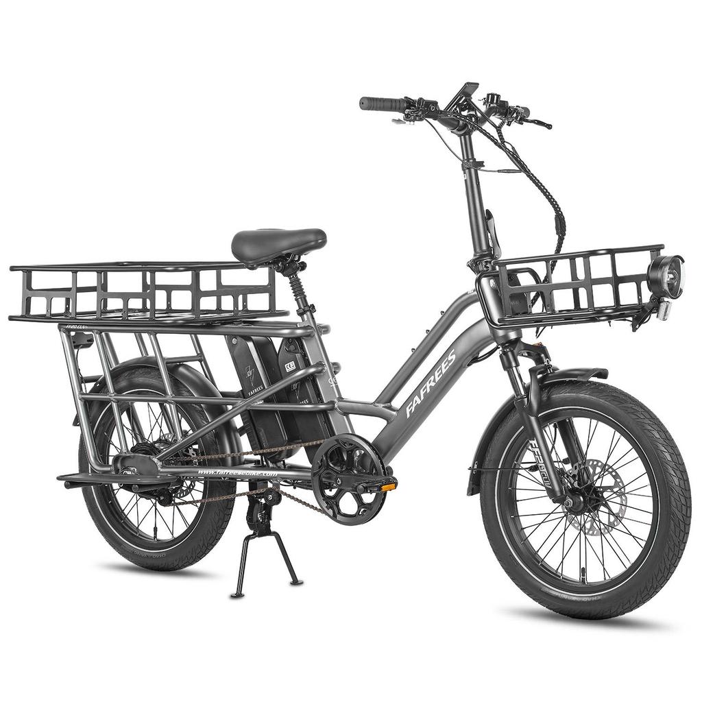 Fafrees FF20 CUV Electric Cargo Bike 250W with48V 12Ah Dual Batteries 20inch
