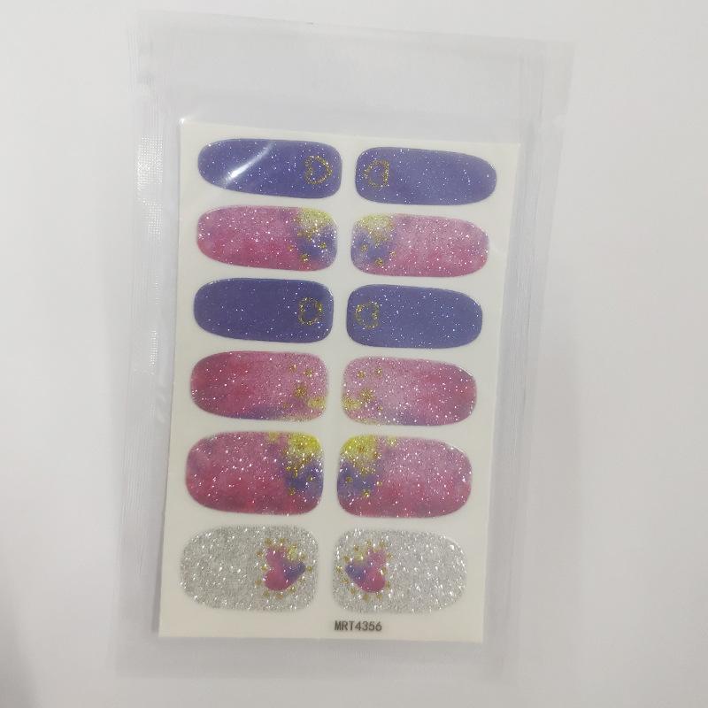 Gradient Manicure Stickers, Nail Stickers, Full Fake Nails, New Manicure Stickers, Nail Stickers