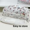 Estuche Hello Kitty Pochacco Capibara De Gran Capacidad Para Estudiantes Y Material Escolar