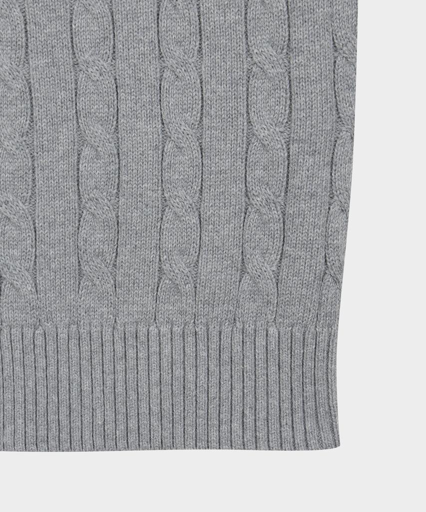 Brooks Brothers Cotton Cable Cardigan (Grey) (Bbwcmbg101)