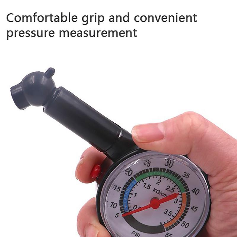 Manomètre Pour Pneus Alomejor – Plage 0-160 PSI, Compatible Presta Et Schrader – Pour Voiture, Moto, Vélo