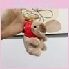 Cute Capybara Plush Keychain Soft Stuffed Animal Bag Charm For Gifts