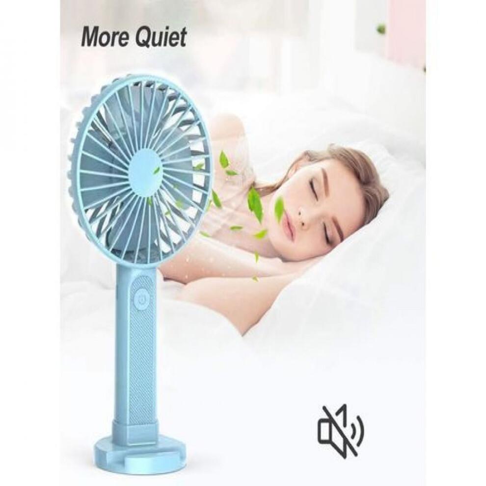 Verstellbarer Handventilator für den täglichen Gebrauch, tragbares Kühlgerät mit USB-Stromversorgung und bürstenlosem Motor, wiederaufladbarer persönlicher Ventilator mit ergonomischem Design