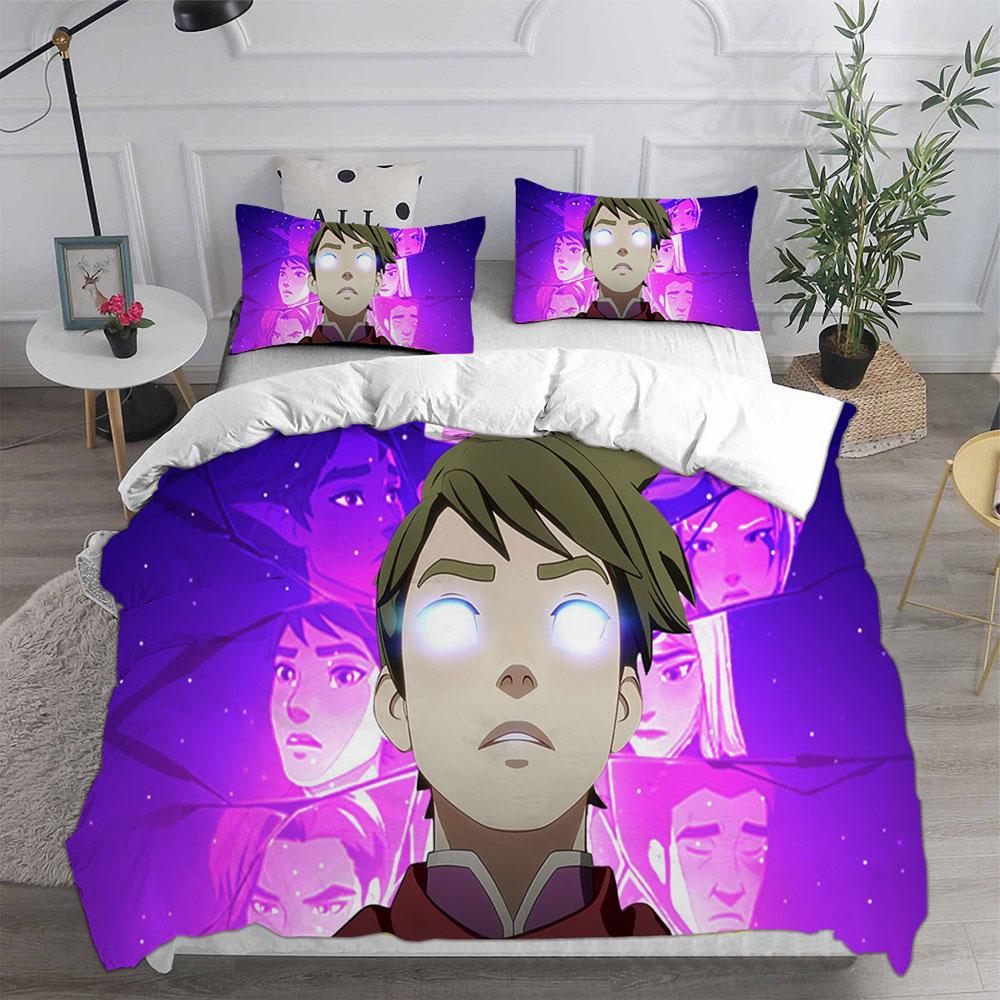 The Dragon Prince Season 1 (2018) Bedding Sets Bed Cover Comforter Duvet Cover Pillow Case 2-3 Pieces Sets Bedroom Decor